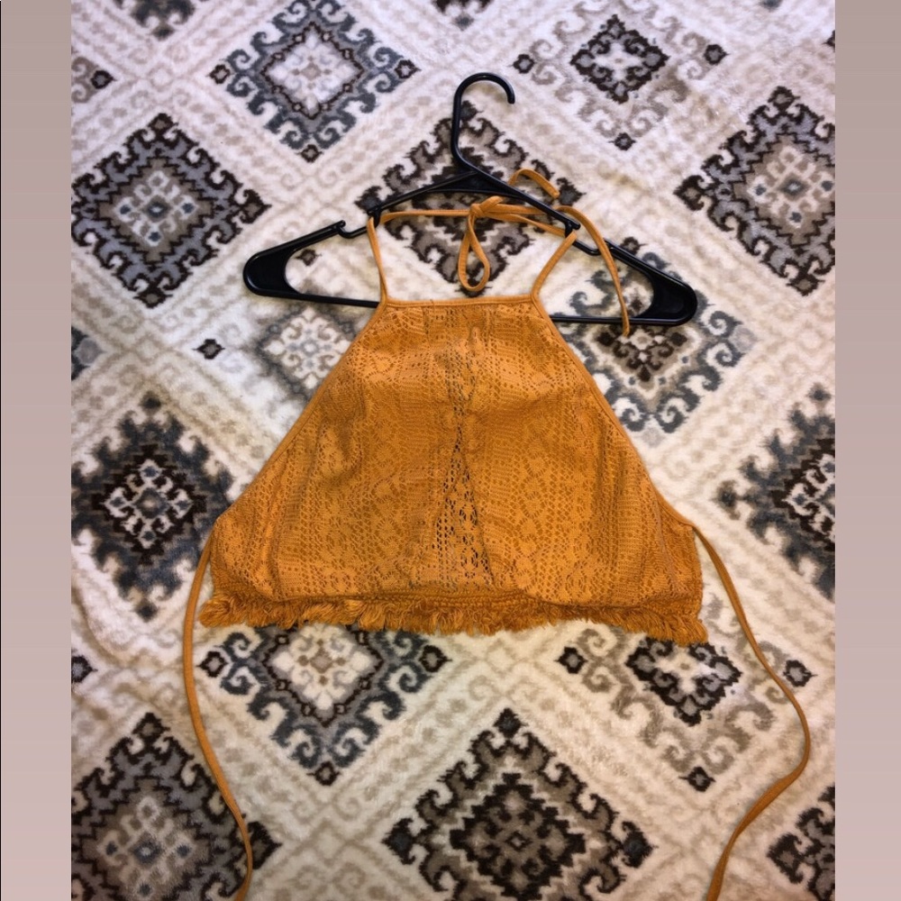 lace crop top